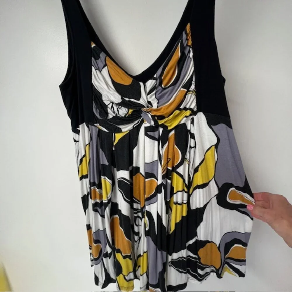 MONROE & MAIN WOMENS SLEEVELESS SUNDRESS SIZE 1X - Picture 1 of 8